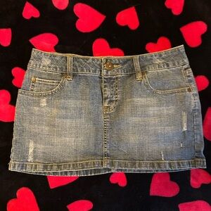 Arizona Jean Company Blue Denim Mini Skirt